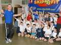 School children skip their way to fitness at Westminster