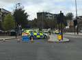 Road closed after girl hit by car