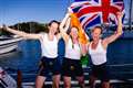 Female rowing trio raises more than £80,000 in record-breaking Atlantic race