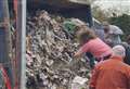 Rescuers use bare hands to clear rubble after horror crash