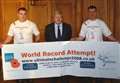 Prince Harry supports ex-servicemen's World Record walk