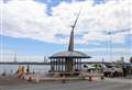 Spike dangles off unsafe seafront structure