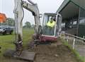 Diggers in at Ashford United as work begins on new 3G pitch 