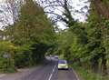 Road re-opens after car hits tree