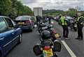 Motorcyclist flown to hospital after A21 crash