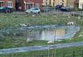 Children 'fell through' ice on frozen pond