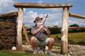 Veterans help reconstruct Bronze Age roundhouse