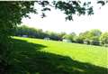 Caravans pitched up at recreation ground