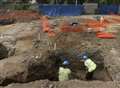 Medieval human bones discovered at building site