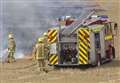 Discarded cigarette blamed for field fire