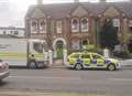 Bomb disposal at fire damage home again