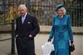 Charles and Camilla attend Windsor service ahead of Christmas Day with the Queen