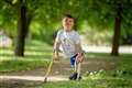 Boy, 5, raises £1m for charity walking 10km on prosthetic legs