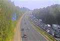 Motorway closed after climber scaled overhead gantry