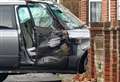 Range Rover smashes into former funeral directors