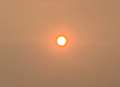 Red sun casts eerie glow over Kent