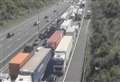 Queues ease on M25 after lorry breaks down