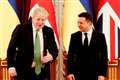 Boris Johnson meets President Zelensky in Kyiv