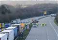 M20 shut for hours after lorries collide