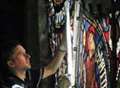 Painstaking task to clean magnificent Cathedral window