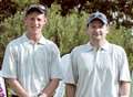 Golf pair so close to title