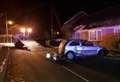 Drink-driving arrest after car crashes into fence