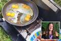 Gran to buy lottery ticket after cracking FOUR double-yolked eggs