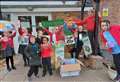 ‘You can turn your takeaway containers into a climbing frame for us’