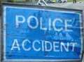 Car torn in two in motorway smash