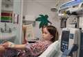 Schoolgirl put on IV drip finds 'sweet' way to repay hospital