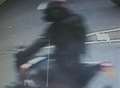 Hunt for biker who 'failed to stop'