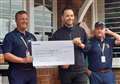 Golf workers' £8,000 boost for hospital