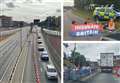 Protests and roadworks cause traffic misery