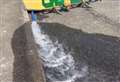 Outrage as water pours into street for days