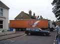 Lorries causing gridlock in town centre