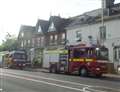 Kitchen destroyed in house fire