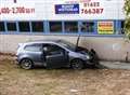 Car crash on the Medway City