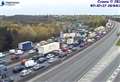 Huge delays beginning to clear after M25 breakdowns 