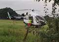 Air ambulance called after child suffers fall