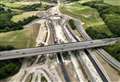 Drone pictures show progress on £92m flyover project