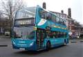 Buses diverted after bricks hurled at windows