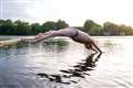 In Video: Swimmers make splash on return to Serpentine