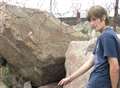 Rock rescue on seafront