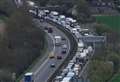 M2 crash causes delays