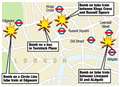 Huge hunt for London bombers