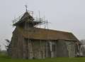 Storm damage on historic building repaired