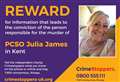 Crimestoppers offer £10k reward to catch PCSO's killer 