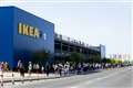 Thousands queue for their homewares fix as Ikea reopens 19 stores