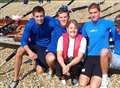 Club's rowers claim two Channel-crossing records