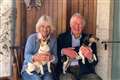 Pet dogs join Charles and Camilla in picture to mark 15th wedding anniversary